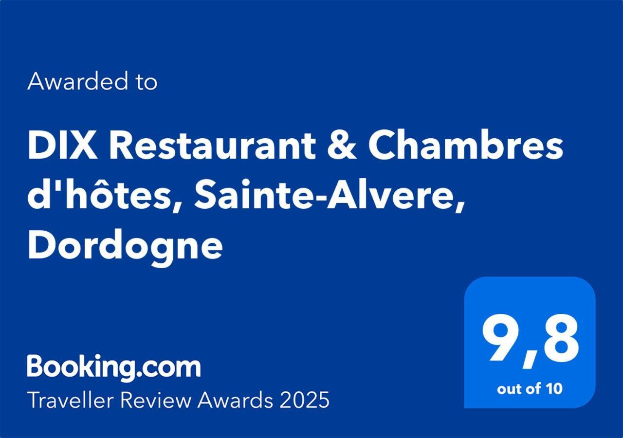 Dix Restaurant & Chambres D'Hotes, Sainte-Alvere, Dordogne 외부 사진